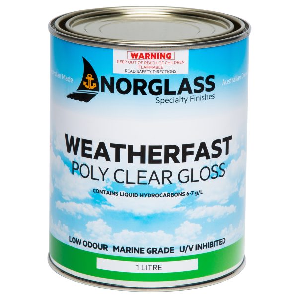 Norglass Weatherfast Poly Clear Gloss & Satin - Image 2