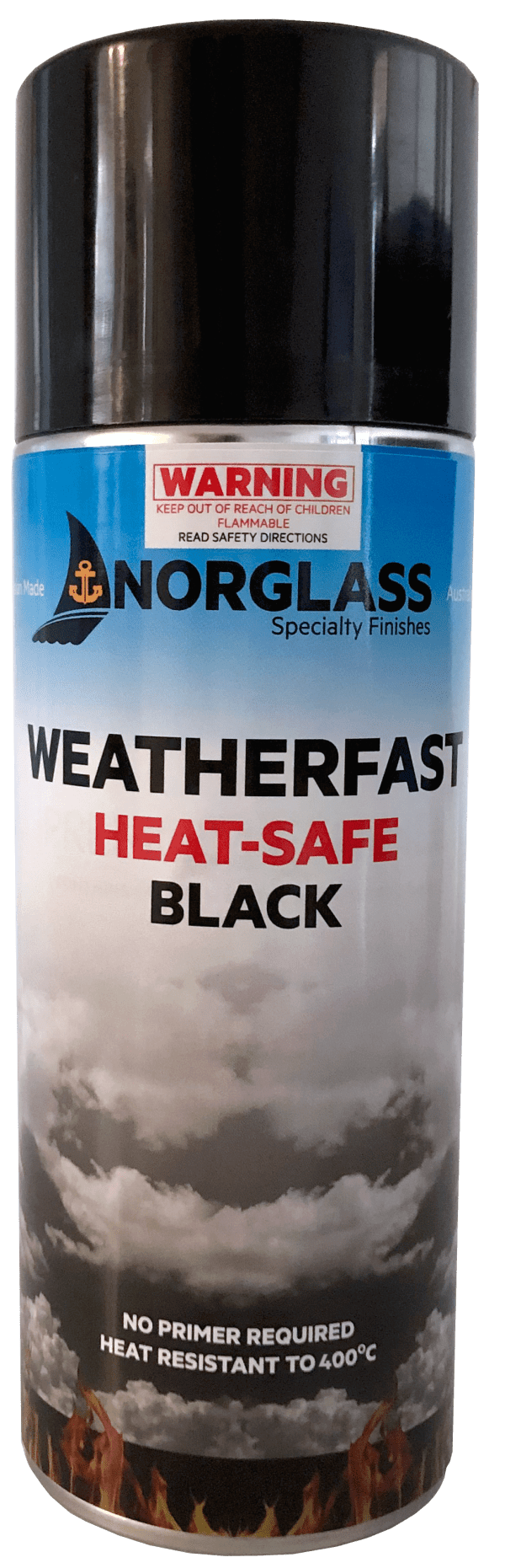 Norglass Weatherfast Heat-Safe - 300g spray can